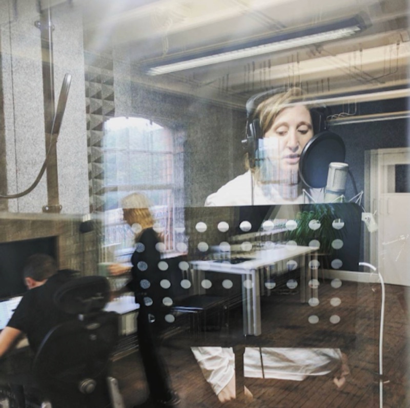The voice-over booth, 2018